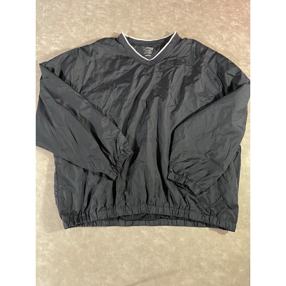 PGA Tour Black Pullover Windbreaker Light Weight WindShirt Size XXL
